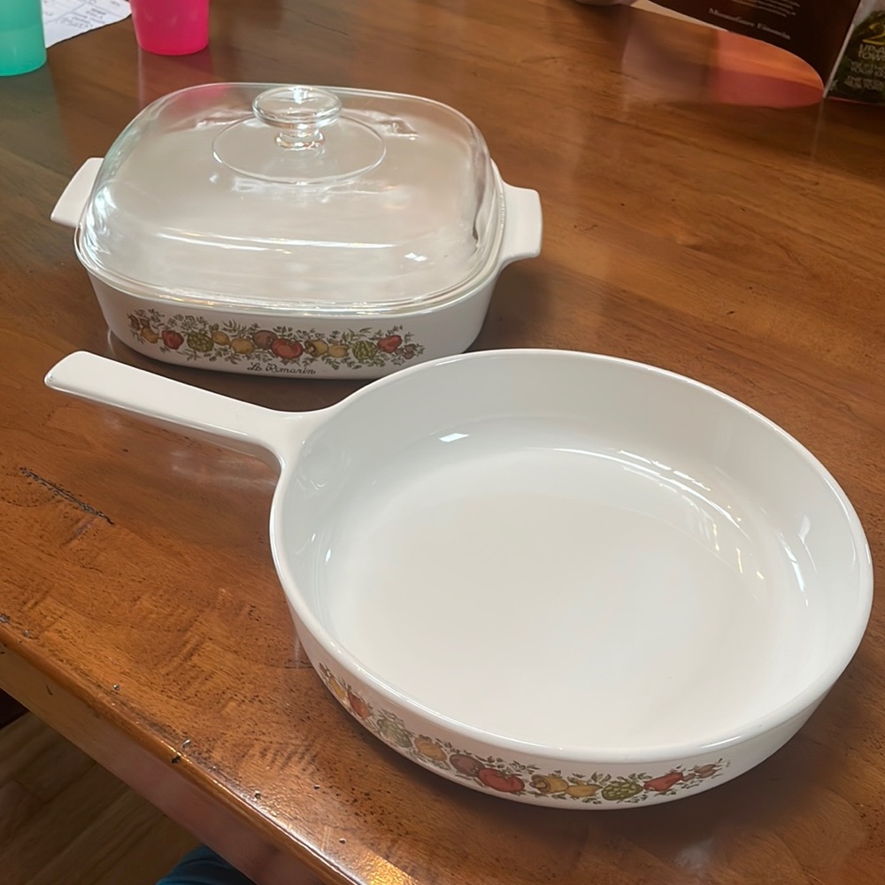 Corningware la Romarin spice of life 3 piece set